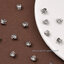 ตัวปิดปมสแตนเลส 6x3 มม./ ตัวครอบโซ่ไข่ปลา 1.5-2.5 มม (Stainless Steel)