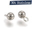 จี้เม็ดกลม 5 มม.จี้สแตนเลส (Stainless Steel)