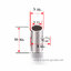 ตัวแขวนจี้ สแตนเลส 10x8 มม. ทรงกระบอก (304 Stainless Steel)