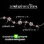 ลูกปัดคั่น 5.2 มม. ดอกไม้ สีเงินโบราณ