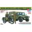 โมเดลรถและมอเตอร์ไซต์ทหารทามิย่า ขนาด 1/35 Tamiya TA25188 Recon Motorcycle & High Mobility Vehicle Set