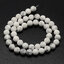 ฮาวไลท์ - Natural Howlite 8 มม. แบบด้าน (20 เม็ด)