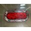 ไฟท้ายวงรี LED ชุดโครเมี่ยม รถลาก รถสไลด์ 12V-24V แดง ขาว ส้ม