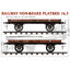 โมเดลฟิกเกอร์ MiniArt ขนาด 1/35 MI39004 Railway Non-Brake Flatbed 16.5 t
