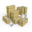 โมเดลลังไม้ใส่ขวดนม MiniArt ขนาด 1/35 MI35573 MILK BOTTLES & WOODEN CRATES