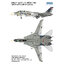 โมเดลเครื่องบิน Academy ขนาด 1/72 AC12563 USN F-14A " VF-143 PUKIN DOGS "