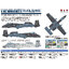 โมเดลเครื่องบิน Platz Hobby 1/144 PF-59 USAF A-10C Thunderbolt II 122th SQ `Black Snake` (Set of 2)