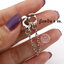 Safety Chain โซ่ปิดปลายเม็ดบีดส์ กระต่ายน้อยและแครอท