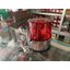 ไฟหมุน ฐานสเตนเลส ขนาด 8 นิ้ว 12V 24V 220V แดง เหลือง น้ำเงิน