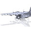 โมเดลเครื่องบิน Roden ขนาด 1/72 RO057 FAIRCHILD C-123K/UC-123K