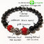 แบล็คอาเกต - Natural Black Agate 8 มม. (20 เม็ด)