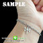 สร้อยข้อมือ Stainless Steel Cross Chain 3มม. จี้ไม้กางเขน