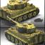 โมเดลรถถัง Academy ขนาด 1/35 AC13287 Tiger-I Mid Ver. Anniv 70 Normandy