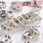 ล้อเพชร เกรด A 10มม. สีเงิน ขอบตรง