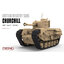 โมเดลรถถังไข่ Meng Model World War Toons WWT-017 British Infantry Tank Churchill