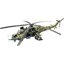 โมเดลเฮลิคอปเตอร์ Platz Hobby 1/72 AE-16 Mi-24V/VP Hind E