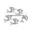 จี้ปลาโลมา 19x14 มม. จี้สแตนเลส (Stainless Steel)
