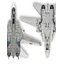 โมเดลเครื่องบิน Academy ขนาด 1/72 AC12563 USN F-14A " VF-143 PUKIN DOGS "