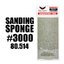 80.514 Sanding Spong #3000 Zeon Plamo กระดาษทรายฟองน้ำ ขัด อุดโมเดล