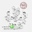 ตะขอก้ามปูเงินแท้ 8 มม 9 มม. (925 Sterling Silver)