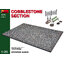 โมเดลพื้นถนนและของตกแต่ง MiniArt ขนาด 1/35 MI36043 COBBLESTONE SECTION