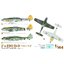 โมเดลเครื่องบิน Platz Hobby 1/144 PDR-14 Focke-Wulf Fw190D-9 `Yellow Tail` (Set of 2)