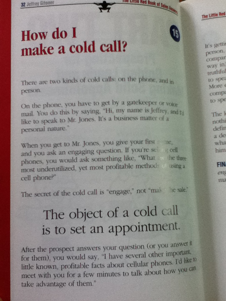 LITTLE RED BOOK of SALES ANSWERS/ Jeffrey Gitomer