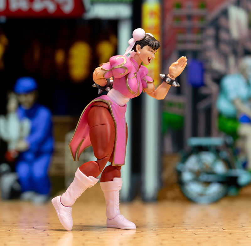 Street Fighter Chun Li Pink Deluxe Action Figure 1/12 Scale(Pre-order)