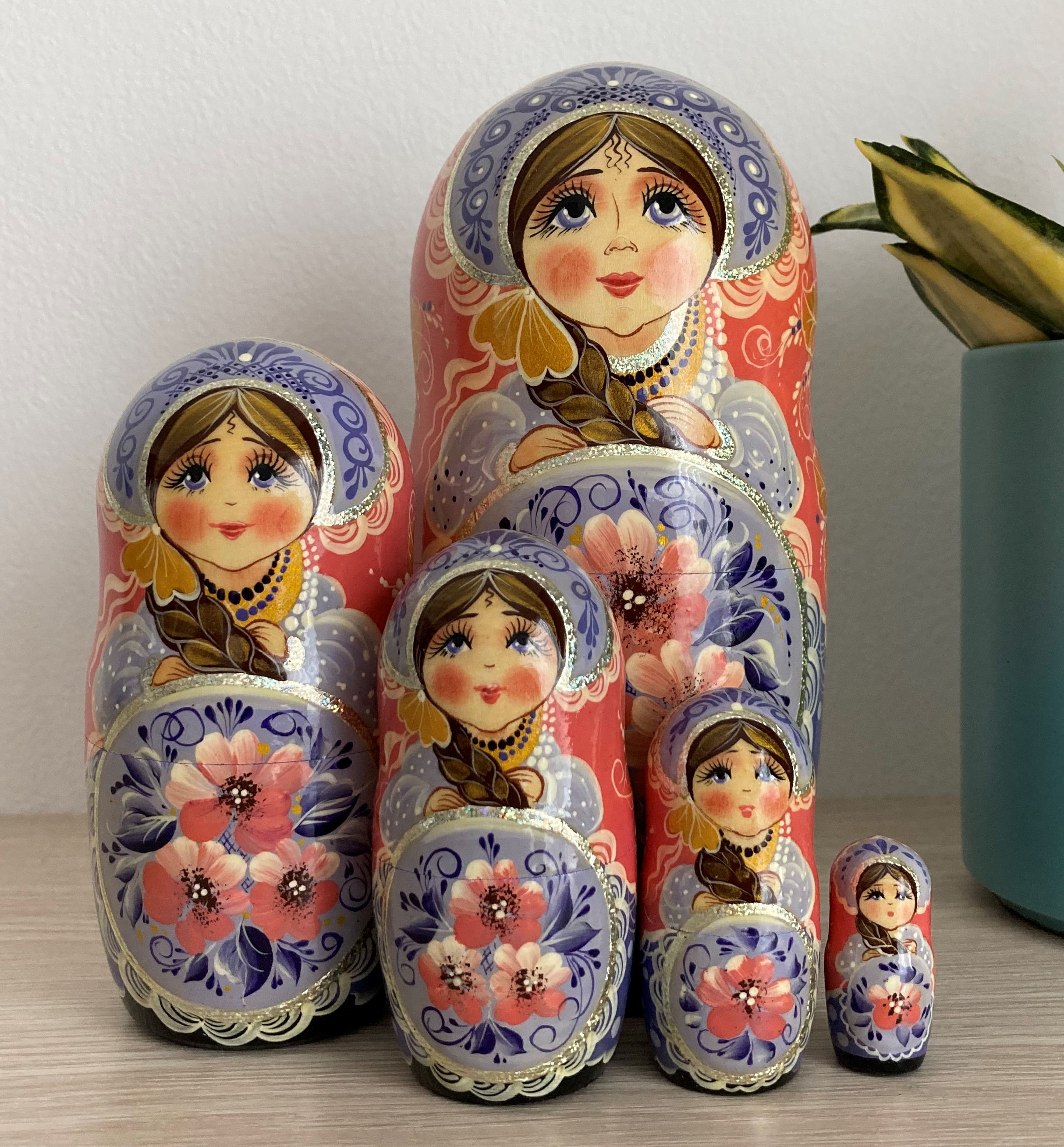 ตุ๊กตาแม่ลูกดก (Matryoshka) - Premium Doll From Russia With Love "Flower"