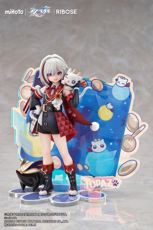 [Bonus] RISE UP+ Honkai: Star Rail Chibineko Series Figure Topaz & Numby Ver. Complete Figure(Pre-order)