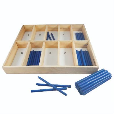 ชุดแท่งไม้การสอนคณิตศาสตร์ Spindle Boxes