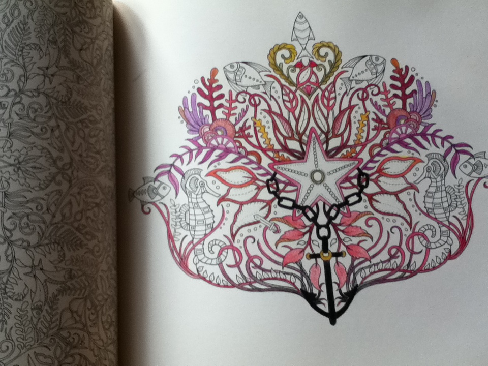 มายามหาสมุทร หนังสือระบายสีผจญภัยใต้ท้องทะเล/ โจฮันน่า บาสฟอร์ด