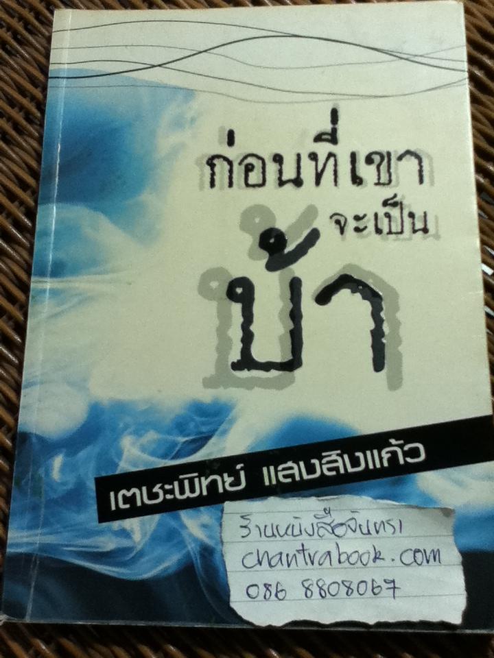 ก่อนที่เขาจะเป็นบ้า/ เตชะพิทย์ แสงสิงแก้ว