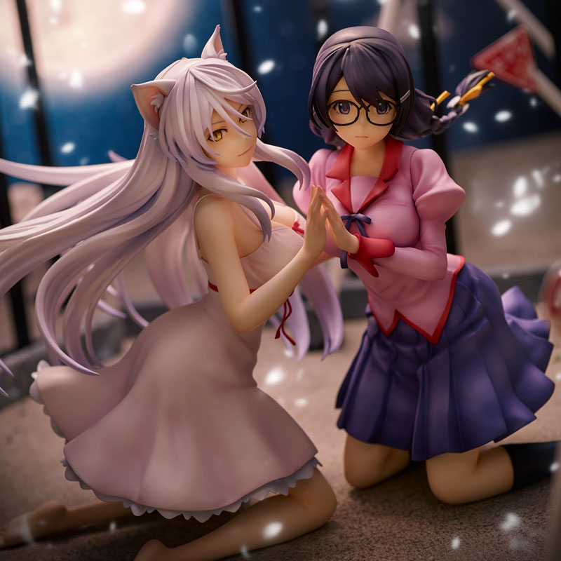 "Nekomonogatari" Tsubasa Hanekawa 2 Figures Set Complete Figure(In-stock)