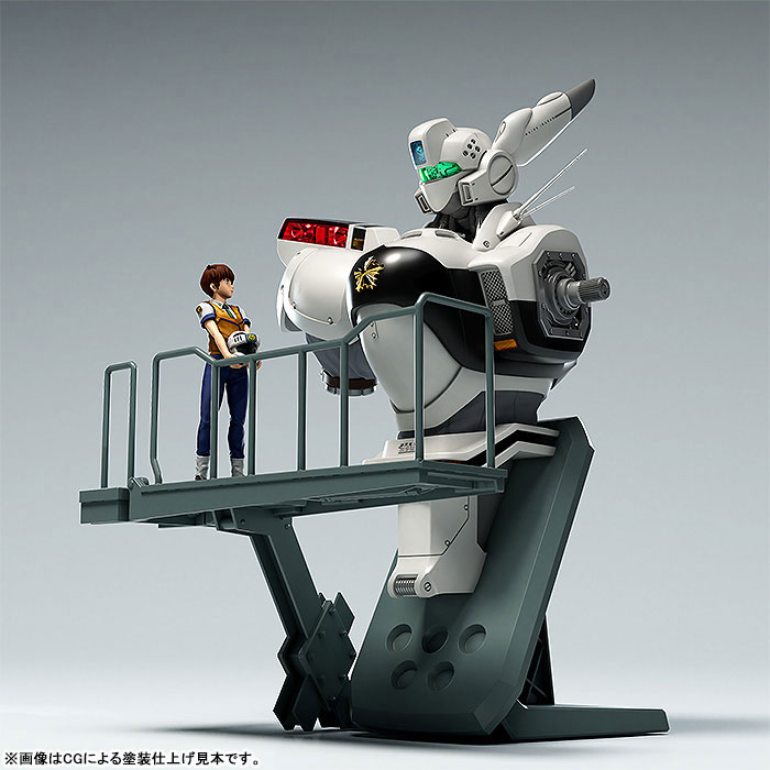 PLAMAX MF-75 minimum factory Fighter Nose Collection Patlabor Noa Izumi with Alphonse 1/20(Pre-order)