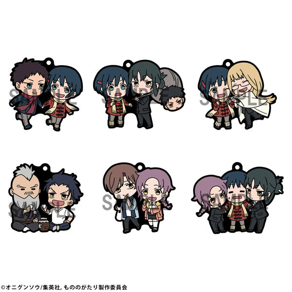Rubber Mascot Buddy Colle Malevolent Spirits: Mononogatari 6Pack BOX(Pre-order)