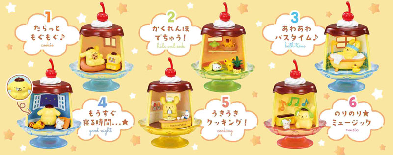 Sanrio Everyday Pom Pom Purin 6Pack BOX (CANDY TOY)(Pre-order)
