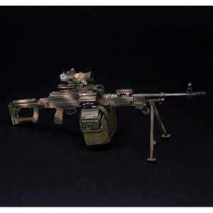 WM-05C Regular Machine Gun Set Jungle Camouflage 1/12 Action Figure Complete Model Option Part(Pre-order)