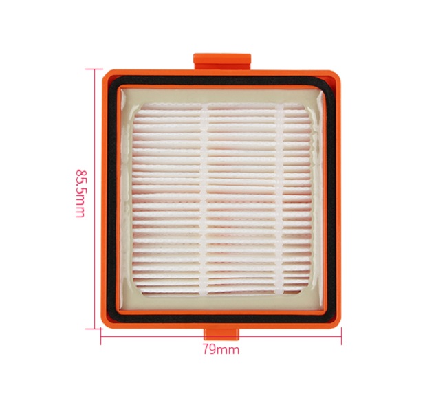 HF0026 แผงกรองฝุ่น ขนาดเล็ก กรองฝุ่นแขวนลอย ขนาด 2.5 ไมครอน อุปกรณ์สำหรับเครื่องดูดฝุ่น ขนาด 8.5 * 7.5 ซม.