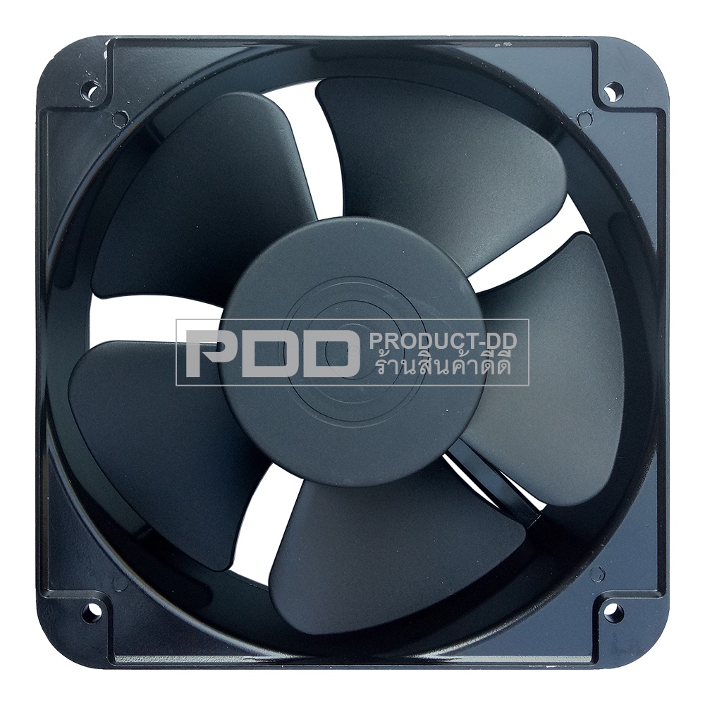 พัดลมระบายความร้อน AC 220V 20060HBL บอลแบริ่ง Ball Bearing ขนาด 8 นิ้ว (20x20x6 ซม.)