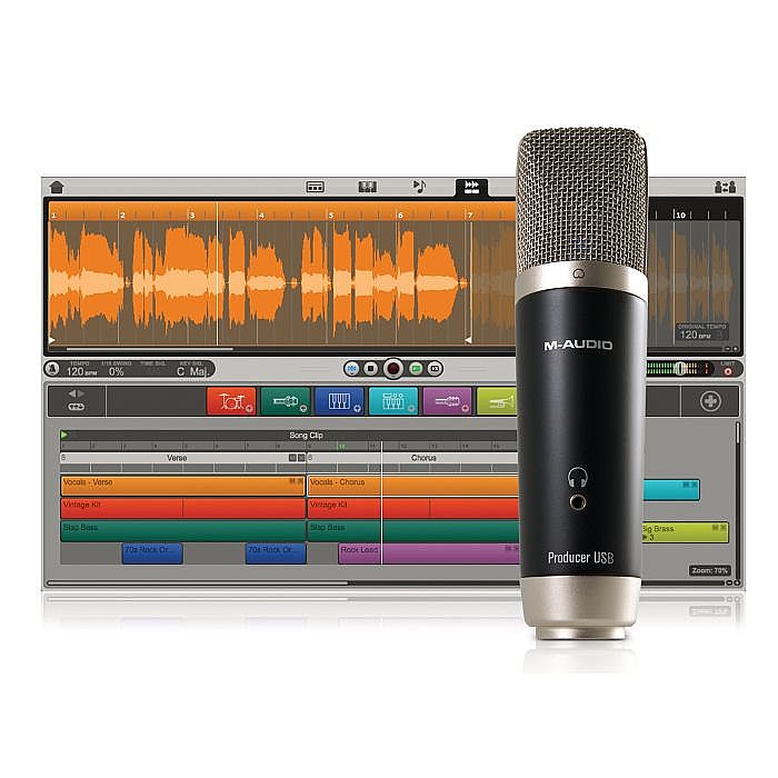 ไมค์อัดเสียง M-AUDIO Avid Vocal Studio USB Microphone Pack with Ignite Software
