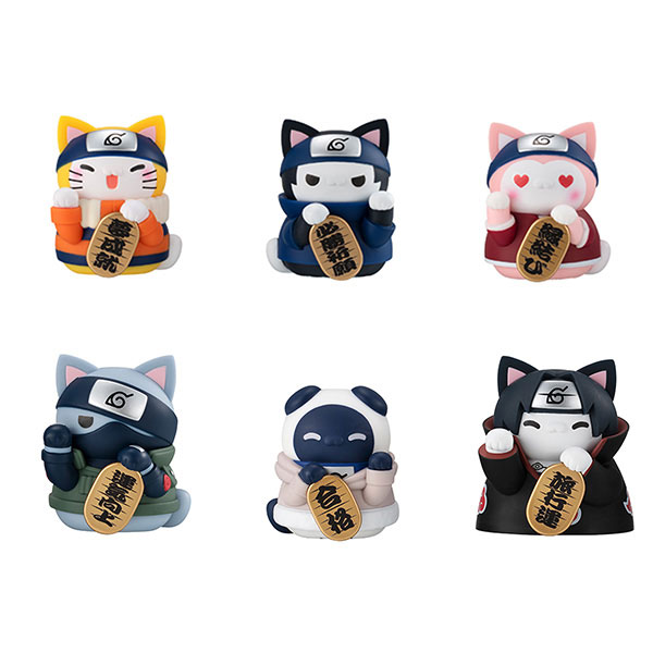 MEGA CAT PROJECT NARUTO NYARUTO! Beckoning Cat FORTUNE Mouiccho! 6Pack BOX(Pre-order)