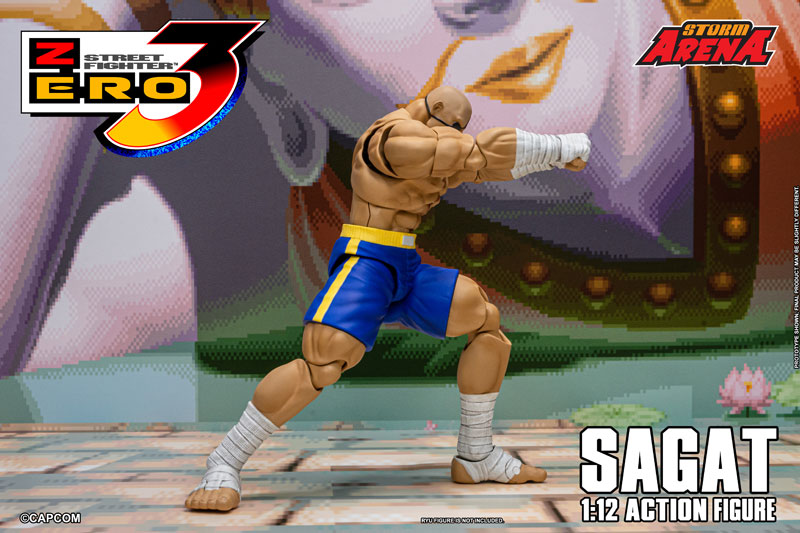 Street Fighter Alpha 3 1/12 Scale Action Figure Sagat(Provisional Pre-order)