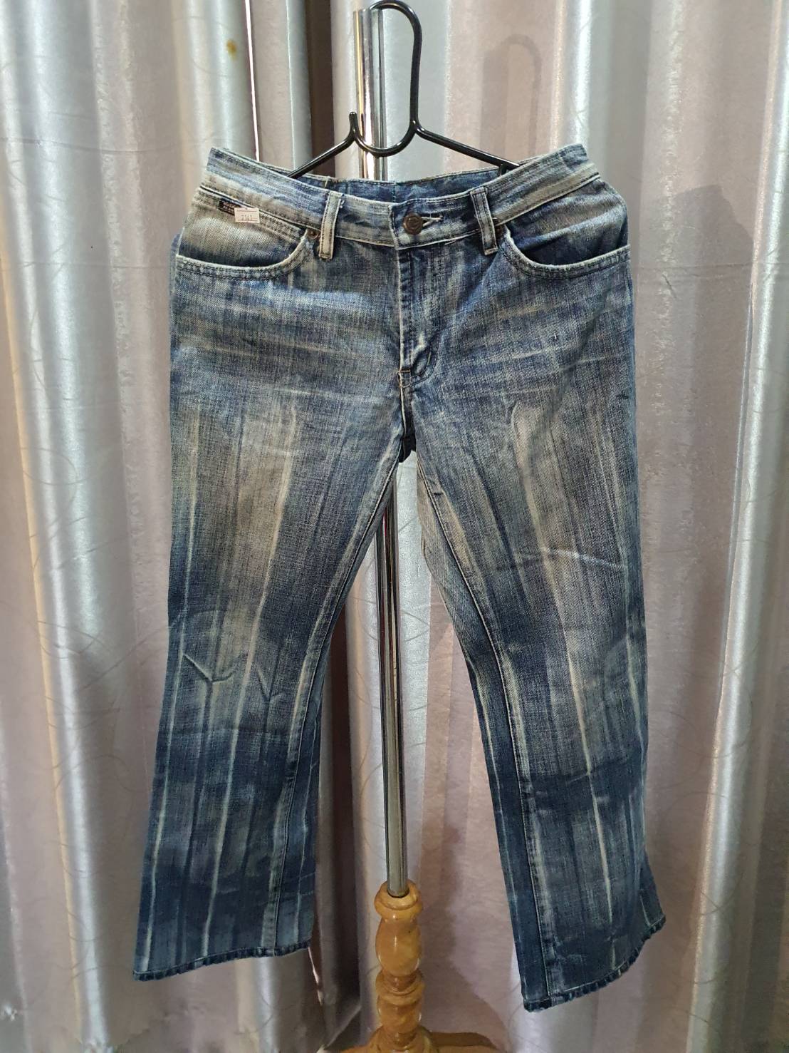FF02148 กางเกงยีนส์ แบรนด์ มือสอง CHAPS JEANS เอว 28 นิ้ว