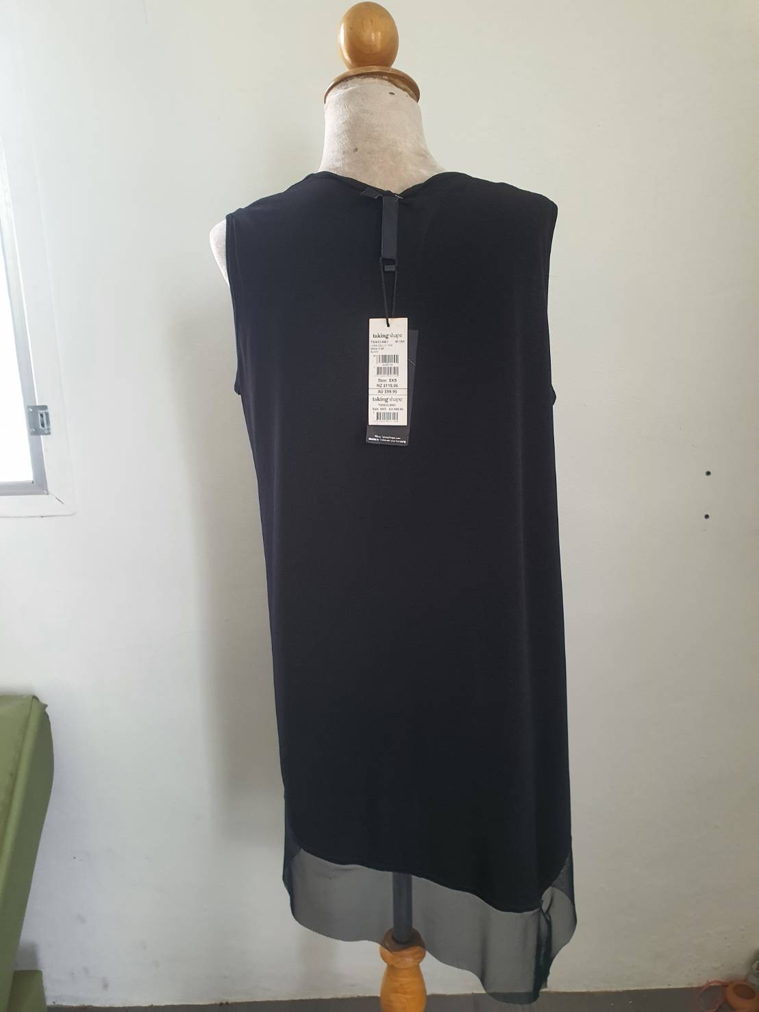 FF05451 เสื้อผ้ามือสอง สีดำ ของใหม่ อก 40-45นิ้ว