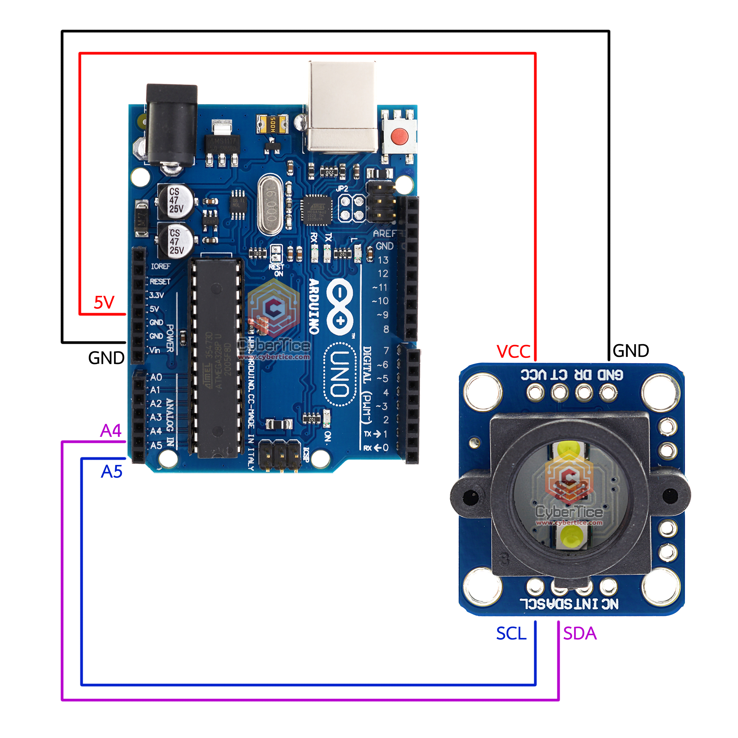 สอนใช้งาน Arduino วัดค่าสี อ่านค่าสี GY-33 TCS34725 Color Sensor ...