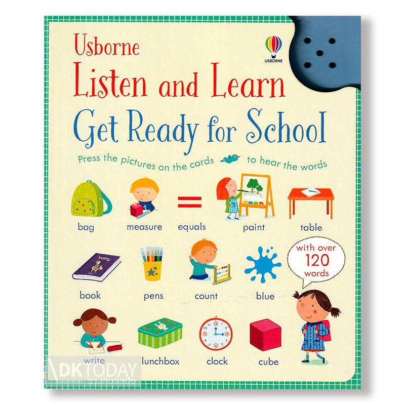 USBORNE LISTEN AND LEARN GET READY FOR SCHOOL BY DKTODAY