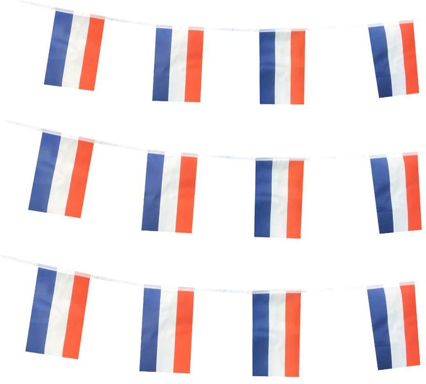 ธงชาติประเทศเนเธอร์แลนด์ (ธงราวประเทศเนเธอร์แลนด์) Nederlandse vlag Netherlands Flag String Hanging Flag Small Flag Decoration ธงชาติประเทศประเทศเนเธอร์แลนด์ สำหรับประดับตกแต่งในงาน ตกแต่งสถานที่ ราคาถูก