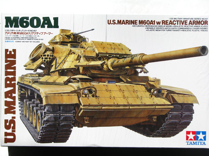 โมเดลรถถังทามิย่า ขนาด 1/35 Tamiya TA35157 U.S.Marine M60A1