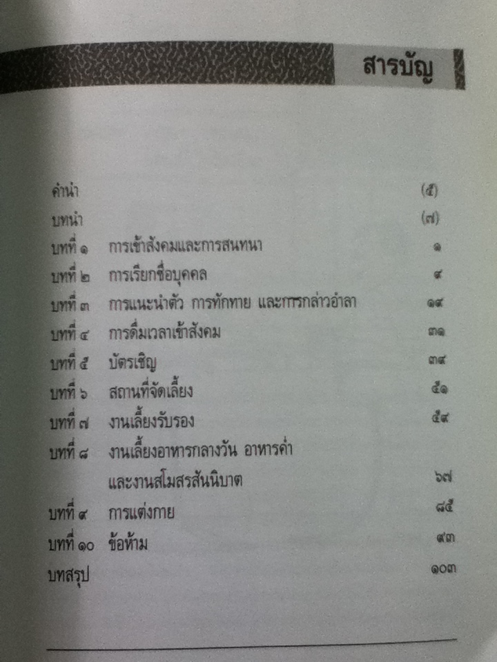 มารยาทสากลในการสังสรรค์และงานเลี้ยง/ ไมเคิล สมิทธีส/ ธีรนัย แปลและเรียบเรียง